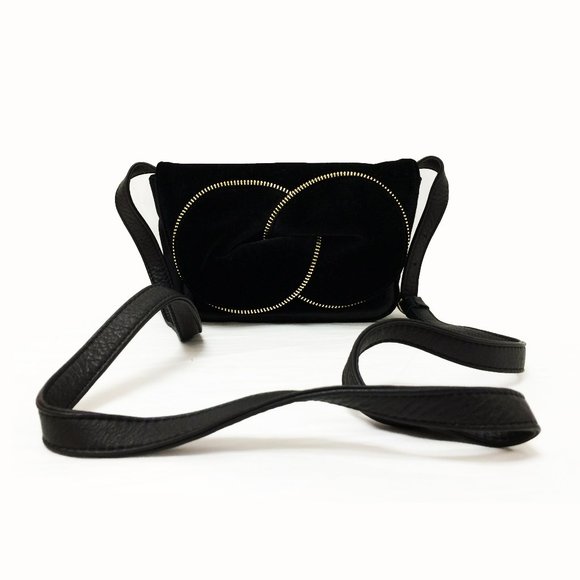 See by Chloe Black Suede Crossbody Bag - Picture 1 of 8